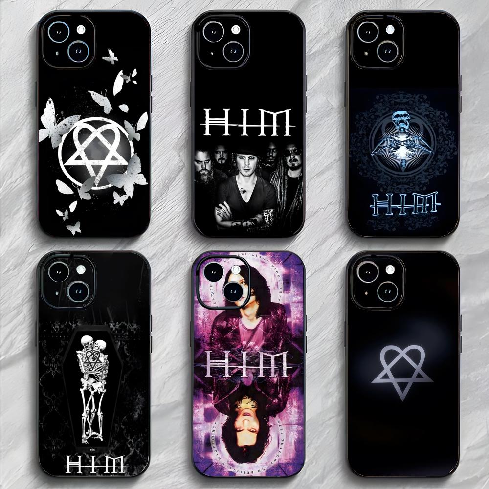 Dark Band HIM H-His Infernal Majesty Phone Case Phone Case Soft Packaging Lightweight For iPhone17 16 15 14 13ProMax