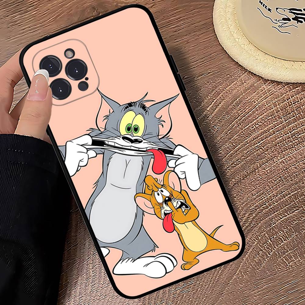 Cartoon T-Toms And J-Jerrys For Iphone 17 16 15 14 11 12 13 Pro Max Plus Case Cute Art Phone Cover