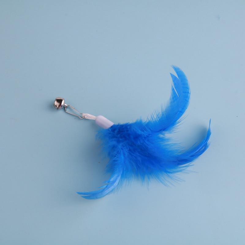 In Stock Colorful Feather Cat Teaser Headband Toy for Boredom Relief