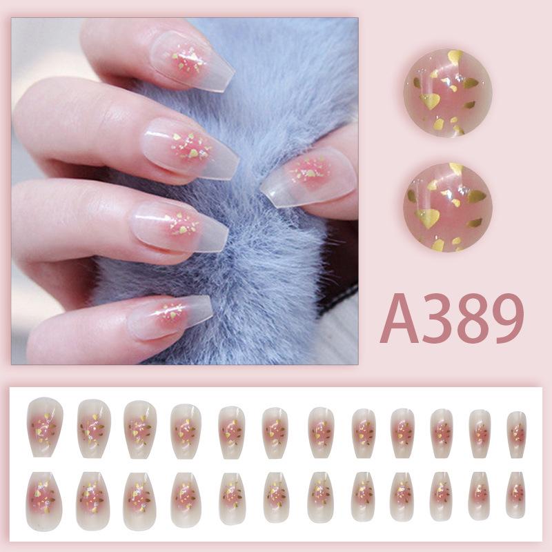 Blush Wearable False Nail Tips - Popular European American French Style