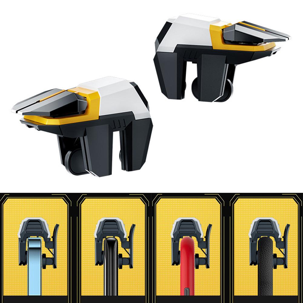 1 Paar Handy-Spielcontroller 4/6-Finger Verknüpftes Schießspiel Mechanischer Auslöser Physische Hilfs-Gaming-Ausrüstung