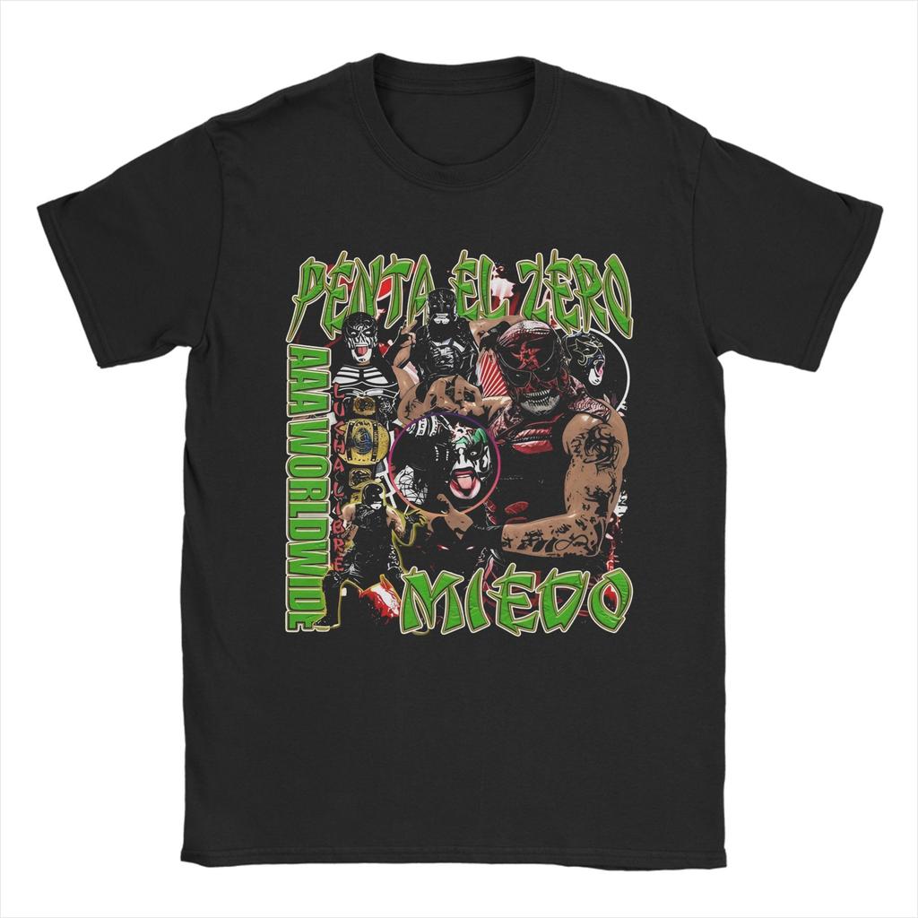 Men Women Graphic Printing Penta El Zero Miedo Wrestler Wrestling T Shirt Tee Cotton Tshirts Clothing