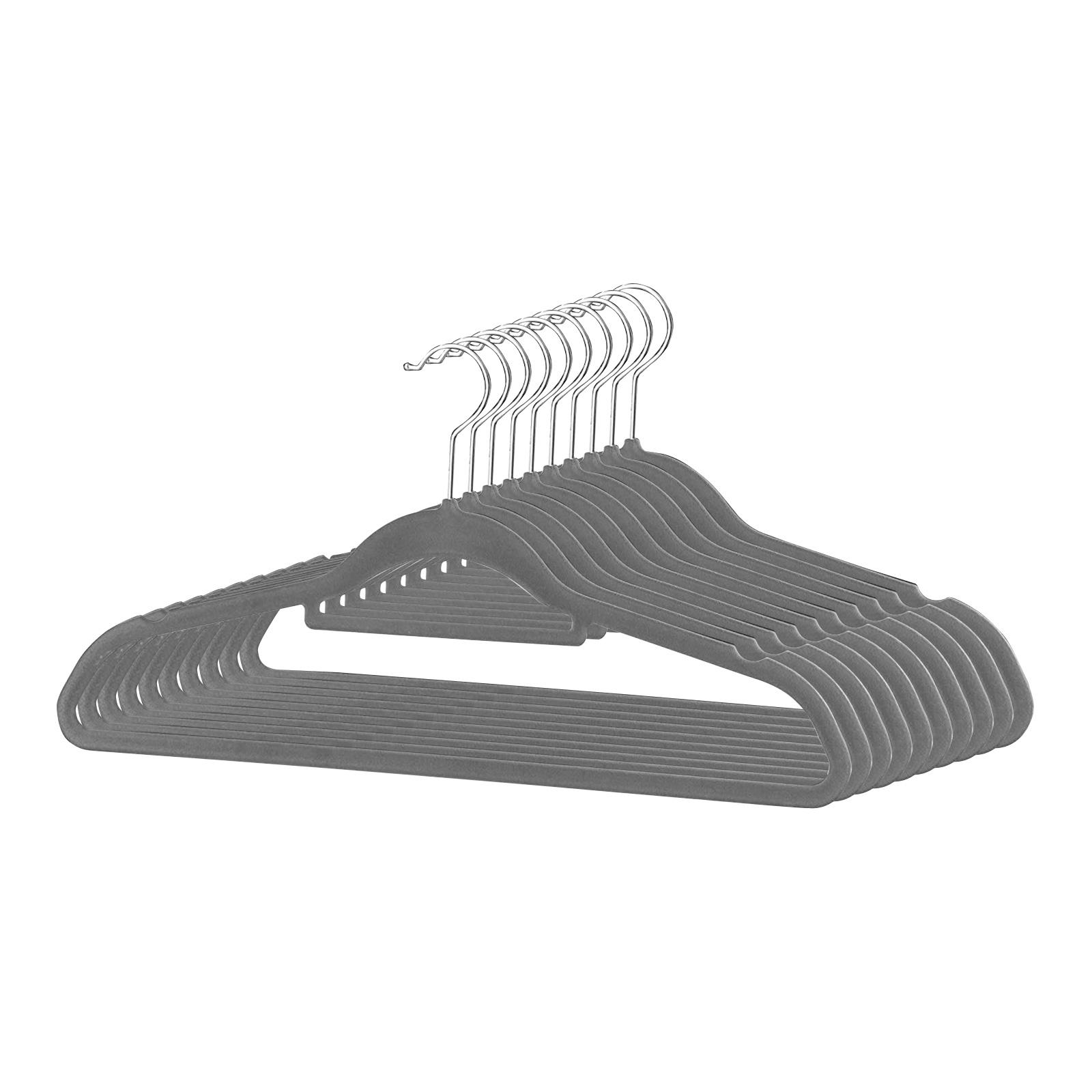 10 шт. нескользящие вешалки для одежды вращающиеся нескользящие вешалки для белья принадлежности для спальни общежития шкаф для одежды серый