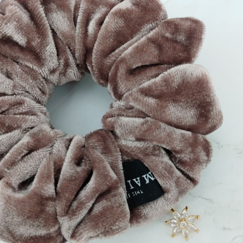 Maia Velvet Crystal Gopchang Shushu-L Brown