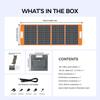 Flashfish P66+TSP100 Portable Power Station 300W Output Power 7 Outputs 3 Ways To Recharge 6-layer Protection