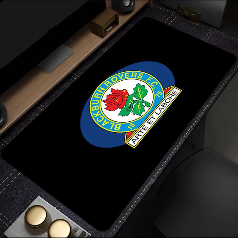 Blackburn-Rovers Crest Mouse Pad, Rubber Base, Mouse Pad for Gamers and Office Use, Gaming Desk , Easy To Clean Mat Christmas fan gifts