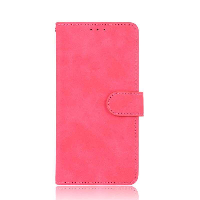 Nokia G42 Retro Leather-Feel Flip Protective Case Skin-feel ярко-розовый