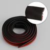 2m Car Windshield Roof Window Seal Weather Strip Noise Ulation T-Shape Moulding Trim Black