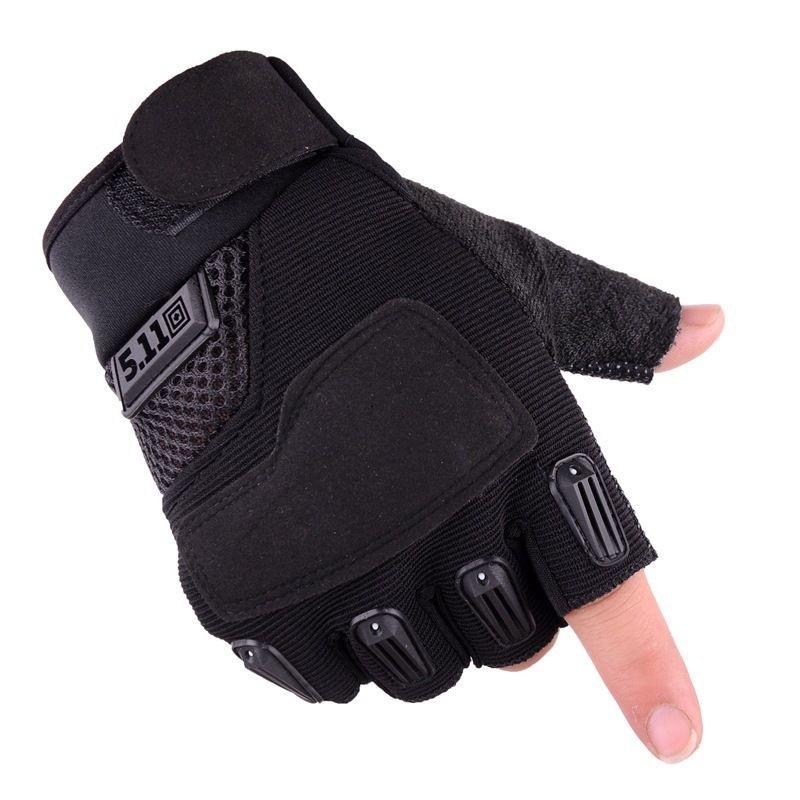 Gants d'alpinisme d'extérieur antidérapants, protection solaire, respirants, cyclisme, fitness, fan militaire