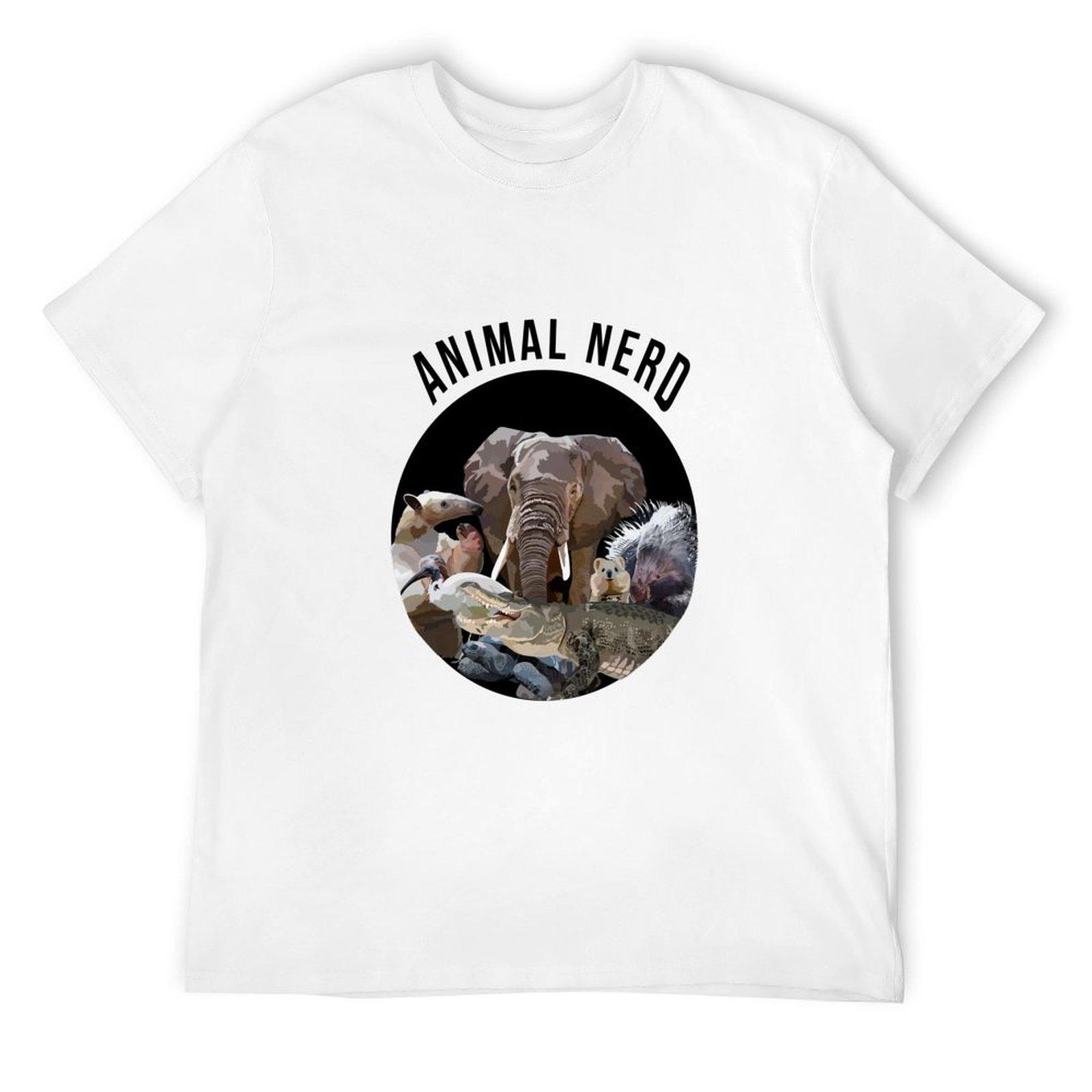 Animal Nerd T-Shirt vintage t shirts oversized t shirt sublime t shirts men S