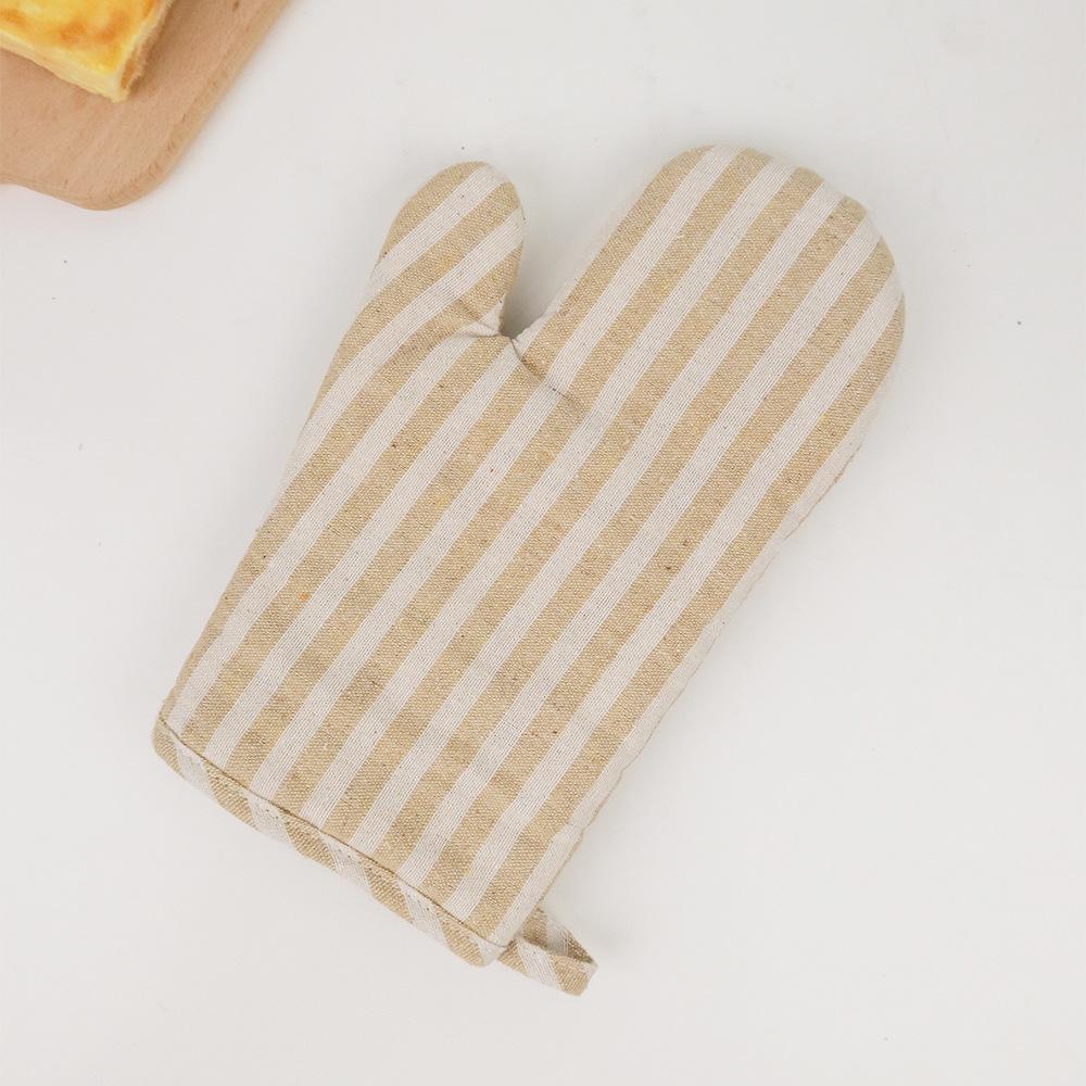 Dicke Küchen-Hitzebeständige Handschuhe Rutschfest Langlebig Zum Backen Mikrowelle Hitzebeständig Sicher Kochen