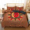 Bohemian Mandala Duvet Cover Golden Sun And Moon 3D Print King Queen Bedding Set Microfiber Dreamcatcher Quilt Cover Pillowcase