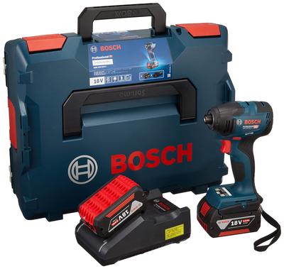 Pouzdro na opasek Bosch Professional 18V Cordless Impact Driver (5,0Ahx2, nabíječka, háček, součástí) GDR18V-210C