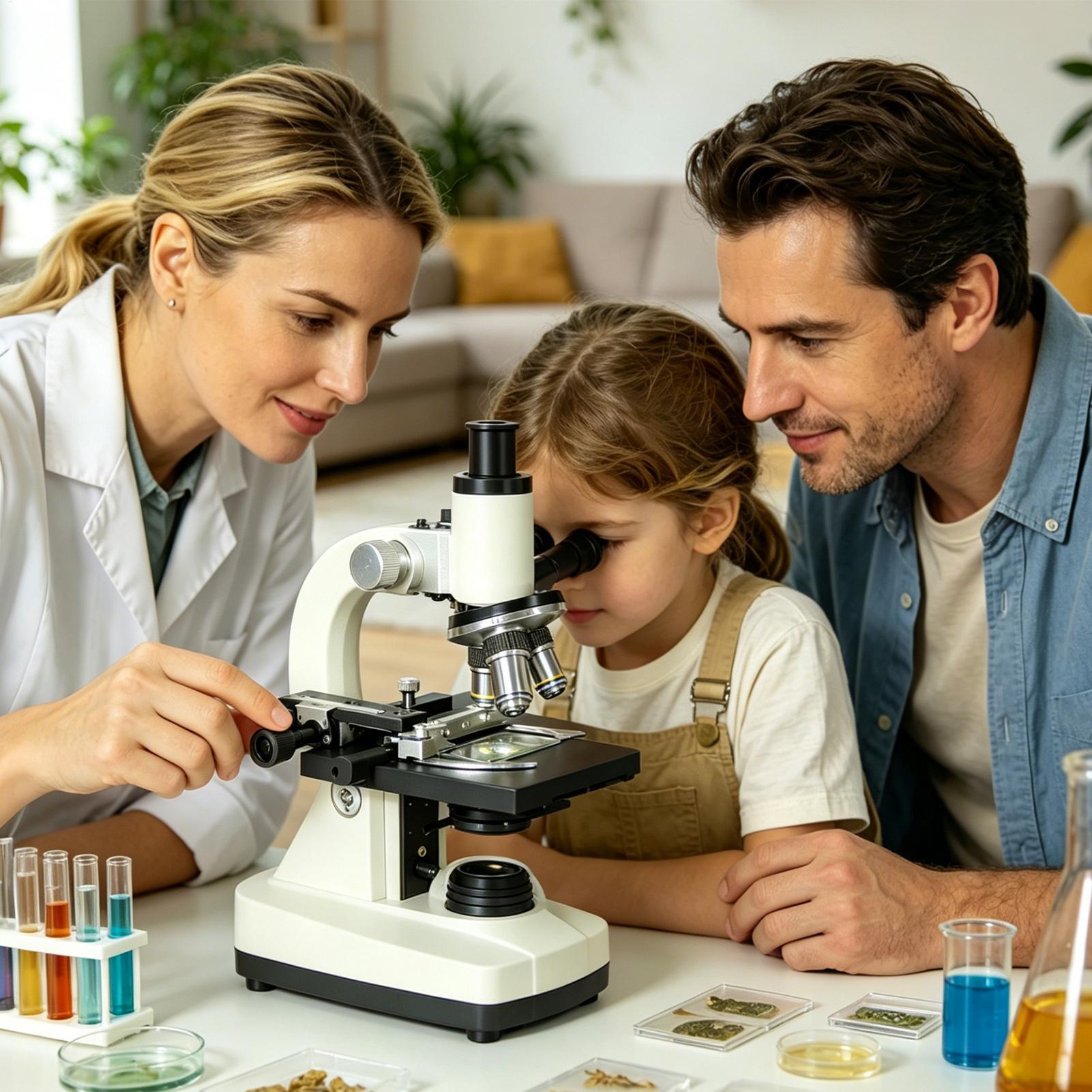Microscope Mechanical Stage With Precision Scale