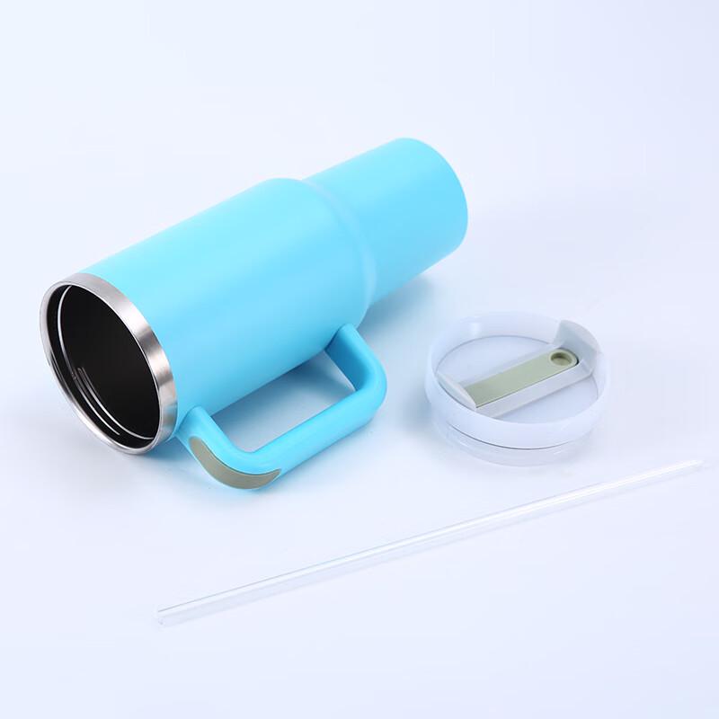 Portable Insulated Stainless Steel Car Mug with Handle