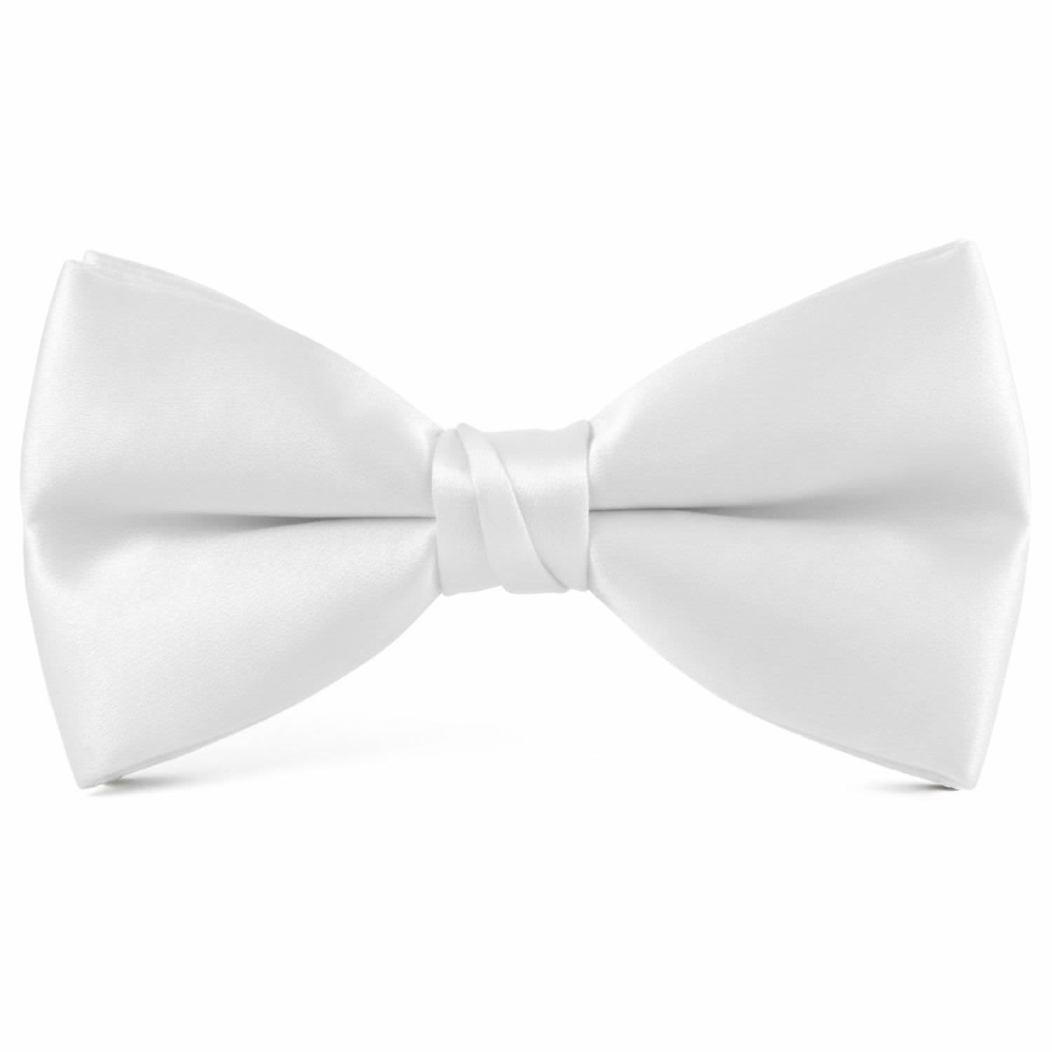 

White Bow Tie bc00001 белый