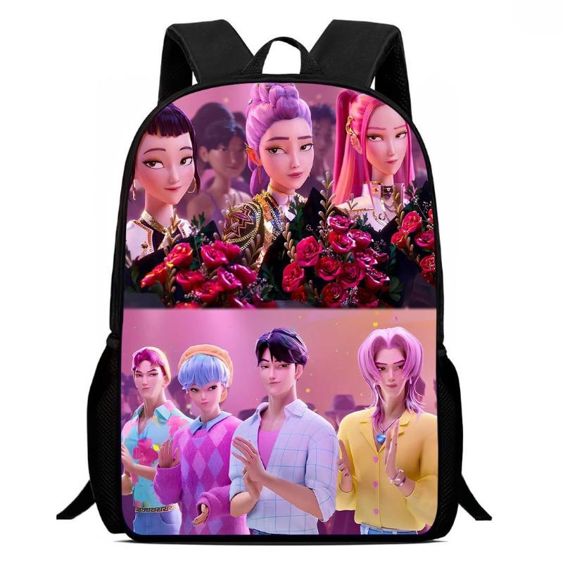 Neue Kpop Hexenjägerin Mädchengruppe Schultasche High-Definition-Druck Lässiger grenzüberschreitender leichter Rucksack