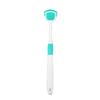 Soft Silicone Tongue Cleaners Adult Kids Reusable Silicone Tongue Scraper Brush Washable Tongue Fresh Breath Oral Hygiene Tool