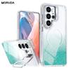 Блискучий Градієнт для Чохла-Підставки для Samsung Galaxy S26 Ultra S2 Plus S24 FE A6 A37 A17 Магнітний Тримач Підставка Чохол