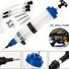 200cc 500cc 1500cc Bränsleöverföring Fyllningsspruta Injektionspump Sug Vakuum Bromsvätska Manuell Biloljevätskeextraktor