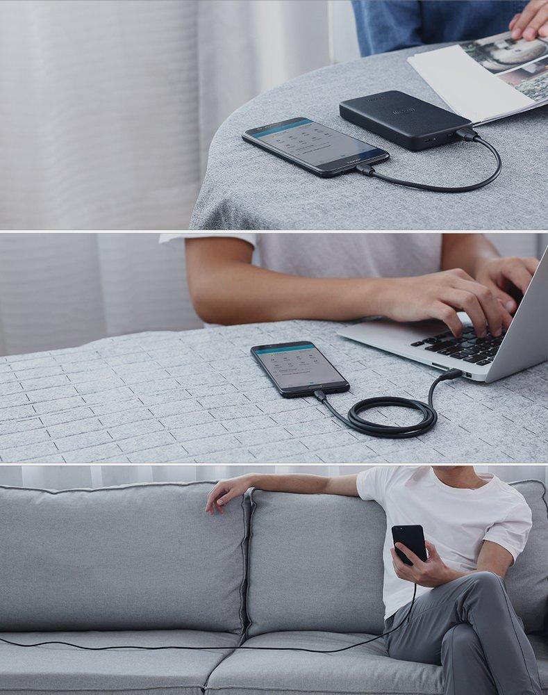 Ugreen Premium 1.5m Micro USB to USB-A Fast Charging Cable - Black