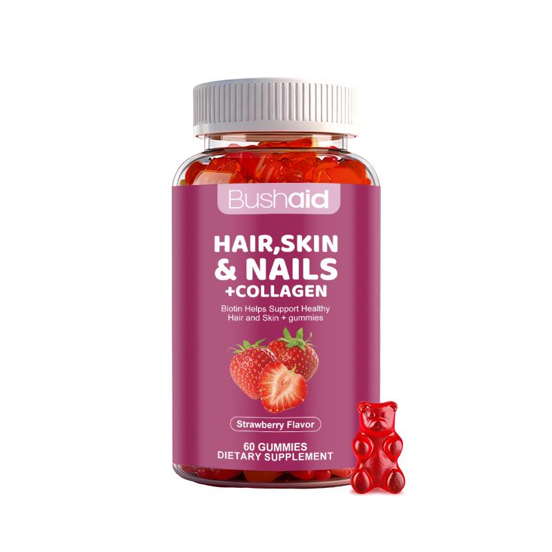 BUSHAID Beauty Gummies: Gentle Skin Hydration & Radiance Formula