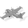 Roden 1/72 Scale US Navy North American AJ-1 Savage Carrier-Based Attack Aircraft with Nuclear Bomb, Plastic Model Kit RE72063, Molded in Color