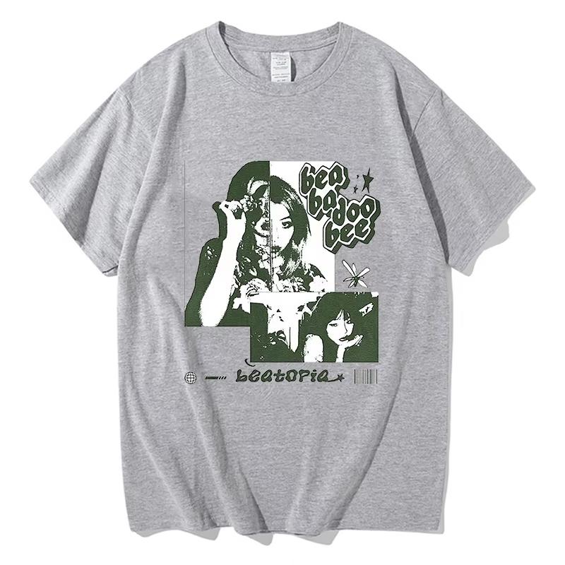 Summer Unisex Tshirt Printed With Patterns Summer Short Sleeved Street Style Casual Pure Cotton Clothing Tshirt