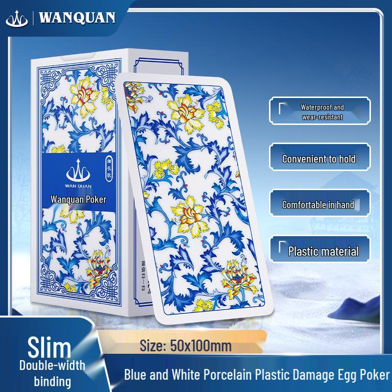 Gold Foil Texas Hold'em Playing Cards – Waterproof, Gold-Edged, Perfect for Home Games