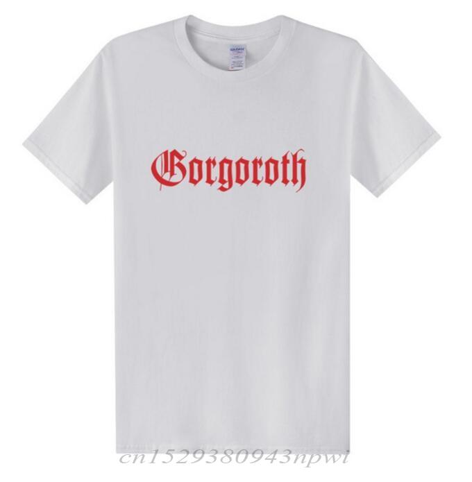 GORGOROTH T Shirts Men Rock Band Thrash Black DEATH HEAVY METAL PUNK Rap Twilight of the Idols Tshirt