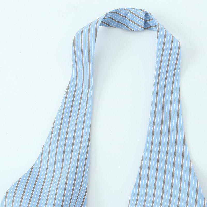 Kaslead New Arrival Women's Clothing Fashion Style Fashion All-Match Bowknot Decoration Hanging Collar Tops 2935002