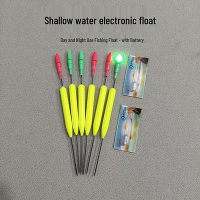 Color-Changing Electronic Fishing Float for Day and Night, Shallow Water, Crucian Carp, and Carp Fishing