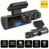 1080P Dual Camera Dash Cam for Cars with IR Night Vision, Loop Recording, and Wide Angle Lens - 3.16 Inch IPS Screen