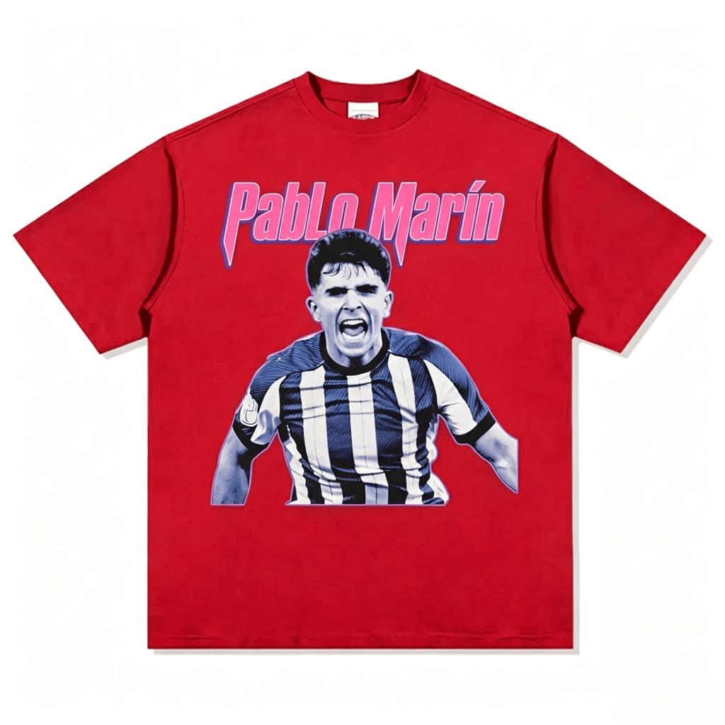 Pablo Marín Graphic 2026 Shirt Cotton Y2k Popular Unisexs Clothing Womens TShirt Football Fans High Quality Summer T Shirt Gifts
