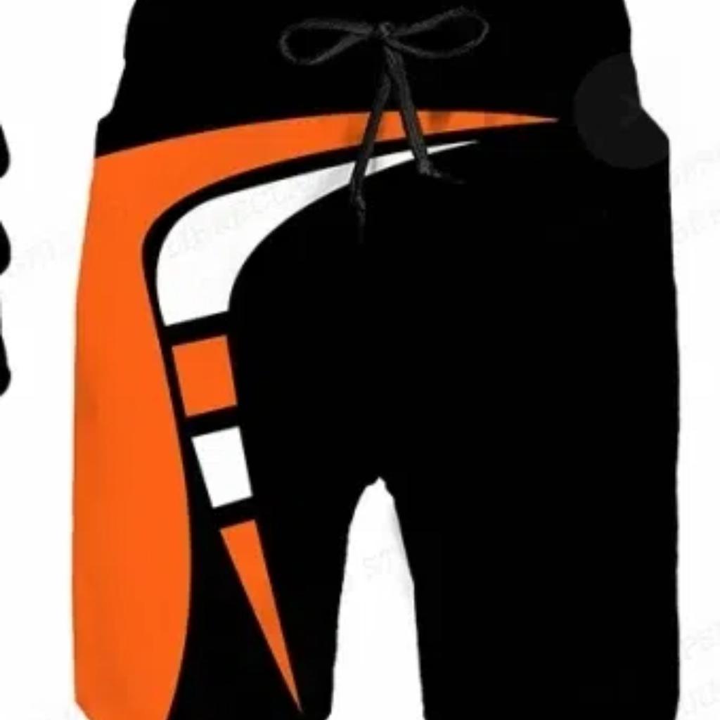 Simplicity Print Summer Men's Shorts Quick Dry Swimming Motorcycle Racing Shorts Oversized Casual Beach Pants Trend Men Clothing