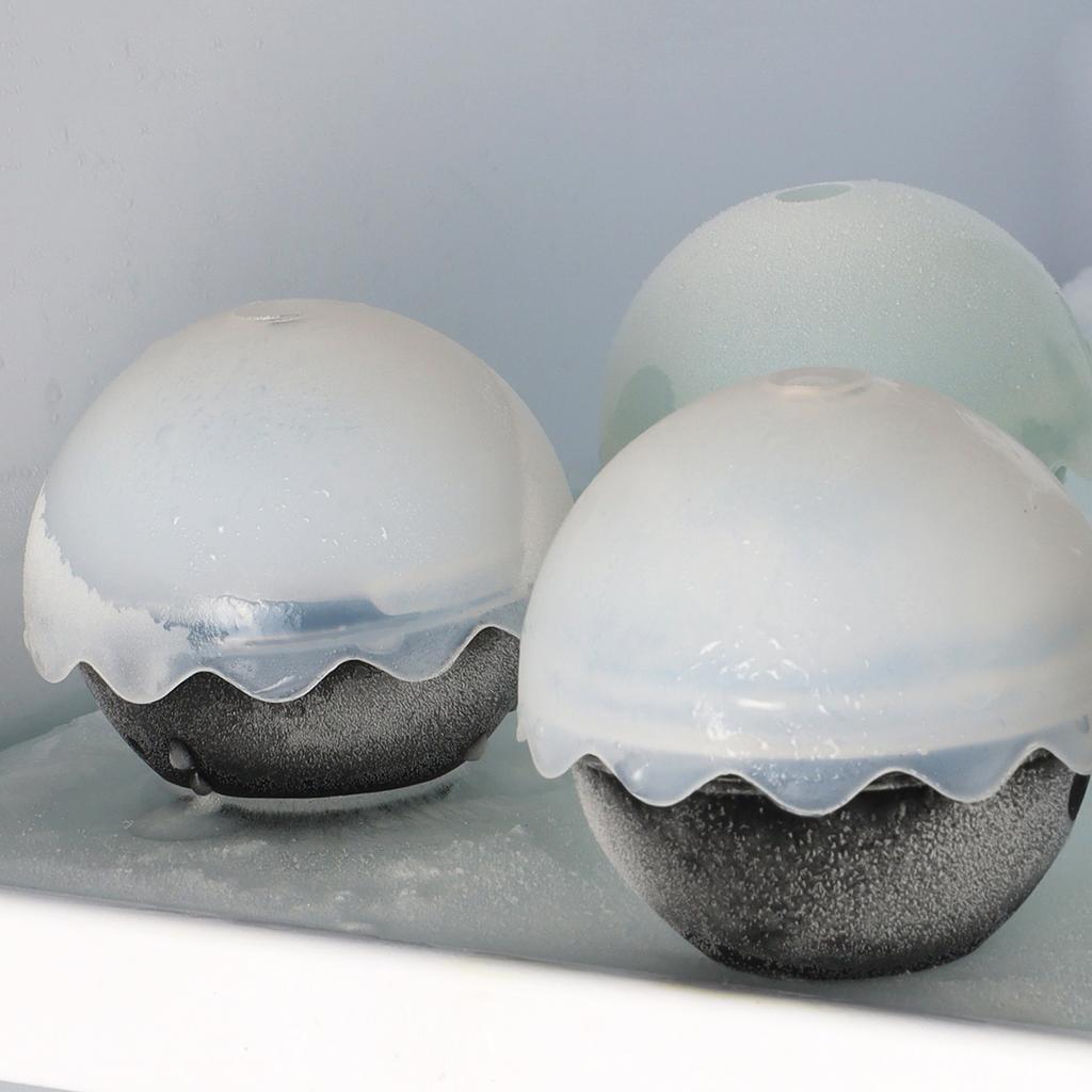 1 bucată Whisky Hochei pe gheață Mucegai pentru cuburi de gheață Gel de siliciu Cub de gheață de uz casnic Minge pentru cuburi de gheață Instrument de bucătărie Bec rotund Faceți matriță pentru Hochei pe gheață