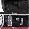 BBJO7 Car Accelerator Brake Pedal Protection Decoration Cover Accessories For BMW X1 X2 X3 X4 X5 X6 X7 3 4 5 6 7 Series F15 E70 E90