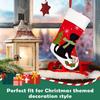 Large Christmas Stocking Cat Dog Pattern Ornament Party Favors Stockings Fireplace Decoration Christmas Gift Bag For Boy Girl