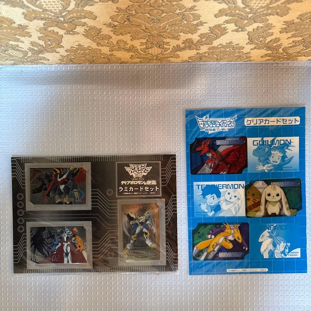 Used Digimon Adventure Tamers Lami Card Clear Card Set