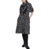 UNIQLO Clare Waight Keller Collaboration Lantern Sleeve Printed Short Sleeve Dress Women dresses 462600-09