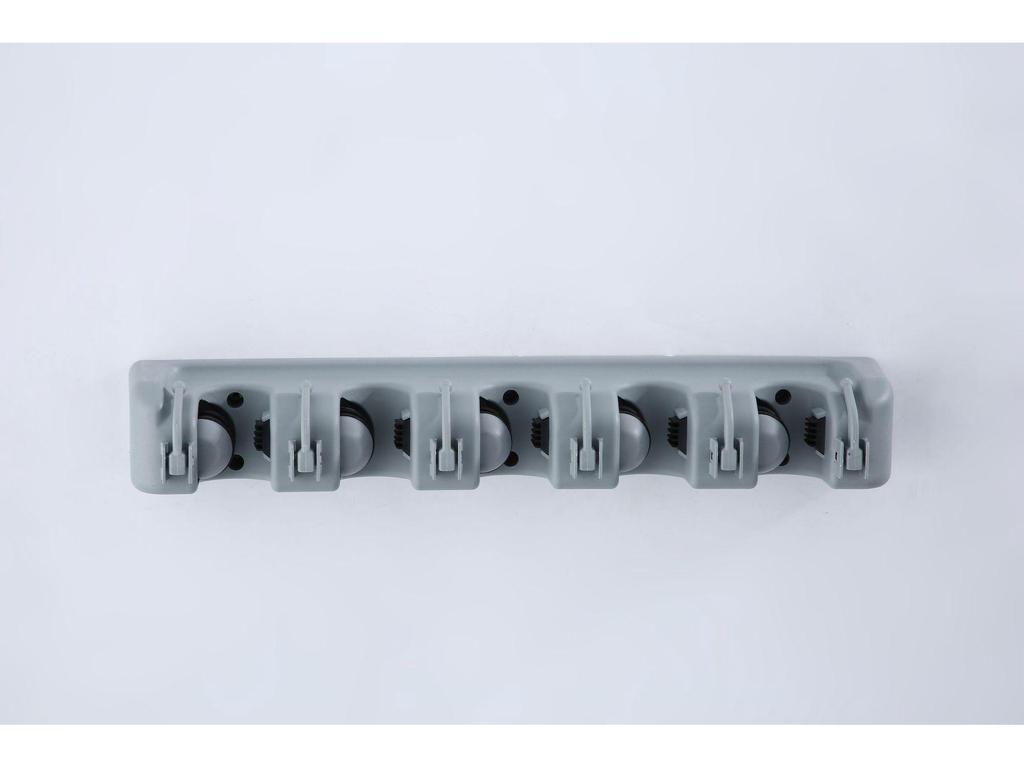 Multifunctional Mop and Broom Holder Rack with Hooks