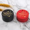 100pcs Christmas Gift Tags,Round Golden Foil Holiday Present Labels, DIY Xmas Wrapping,Festive Decoration,Suitable for Christmas