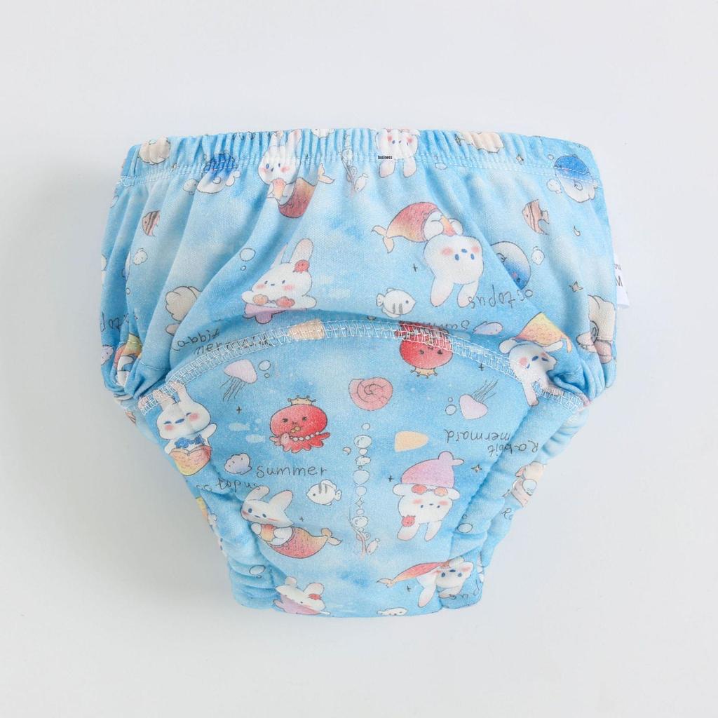 Atmungsaktive 6-lagige Baumwoll-Baby-Trainingshosen / Waschbare Stoffwindeln für Neugeborene