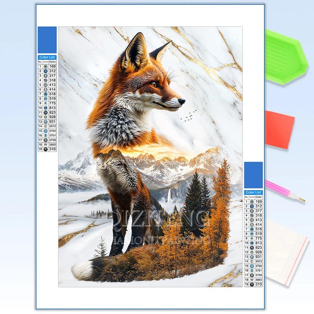 

5D Diamond Painting Kit Dog Full Rhinestone Animal Mosaic Inlay Full Diamond Gem Embroidery Fantasy Wall Decoration Living Room Round 20x30cm