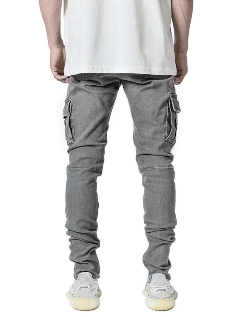 European American Men's Slim Fit Side Pocket Skinny Jeans
