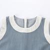 Girl's 2026 Summer Color-Block A-Line Vest Dress