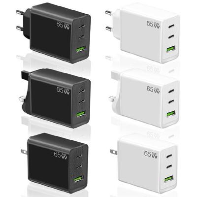 65W Fast Charging Adapter Type C USB Quick Charging Block Wide Voltages Portable USB Wall Charger for Tablet Laptops