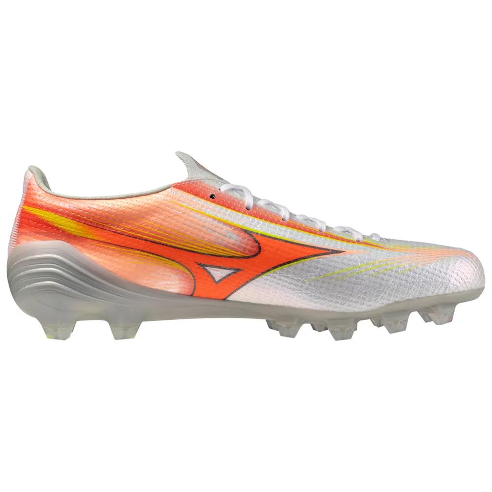 Mizuno Alpha III Elite AG soccer shoes White/Orange