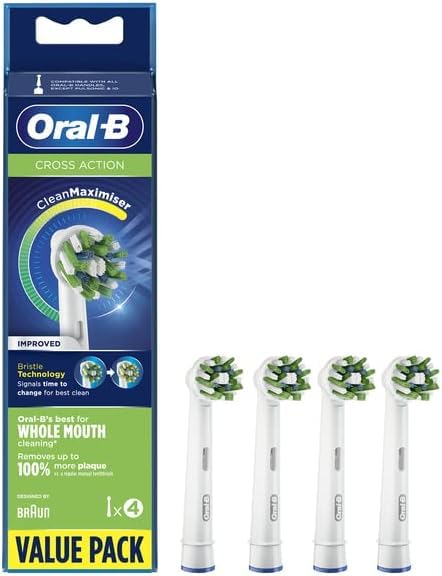 

Brown Oral B Replacement Brush ACTION Simple Package eco EB50 Oral-B Multi-Action Brush/CROSS (4 pieces) [Item] зелений