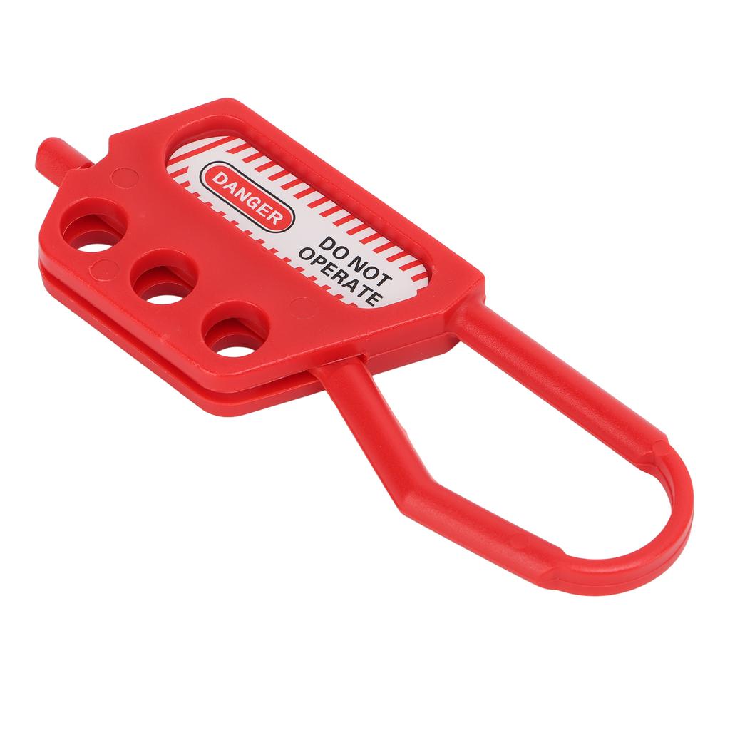 Safety Hasp Lock 3 Holes Design Good Flexibility Small Portable Safer Industrial Nylon Hasp Lock
